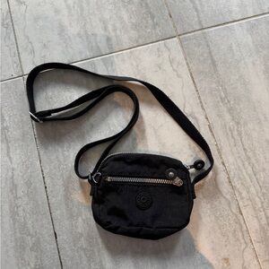 KIPLING Darold Black Crossbody Mini Bag with Adjustable Strap - Missing Monkey